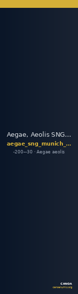 Aegae, Aeolis SNG Munich Aegae 363 — CANOA