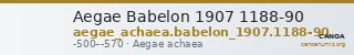 Aegae Babelon 1907 1188-90 — CANOA