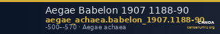 Aegae Babelon 1907 1188-90 — CANOA