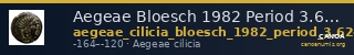 Aegeae Bloesch 1982 Period 3.62-72 — CANOA