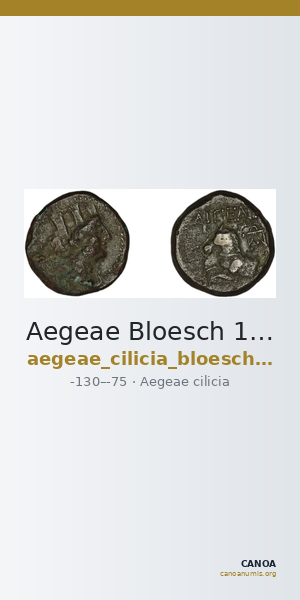 Aegeae Bloesch 1982 Period 4A.82-99 — CANOA