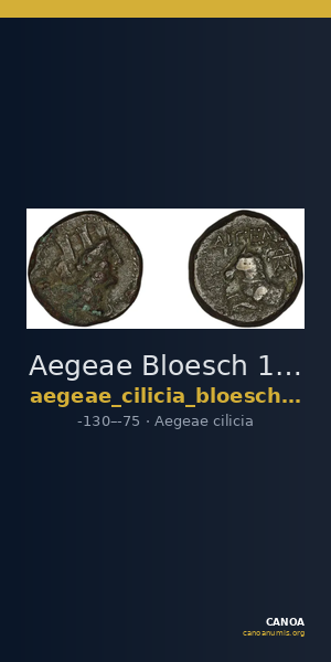 Aegeae Bloesch 1982 Period 4A.82-99 — CANOA