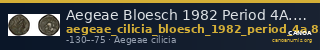 Aegeae Bloesch 1982 Period 4A.82-99 — CANOA