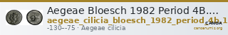 Aegeae Bloesch 1982 Period 4B.103-7 — CANOA