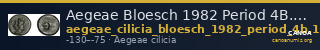 Aegeae Bloesch 1982 Period 4B.103-7 — CANOA