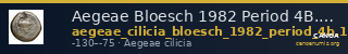 Aegeae Bloesch 1982 Period 4B.108 — CANOA
