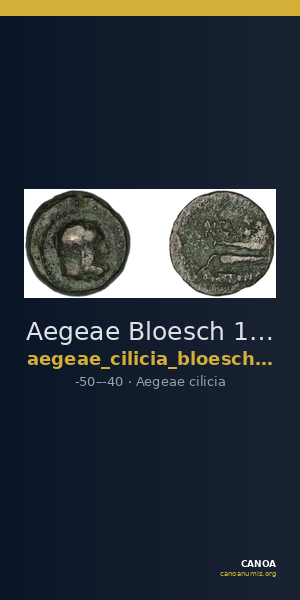 Aegeae Bloesch 1982 Period 4C.190-203 — CANOA
