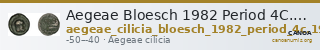 Aegeae Bloesch 1982 Period 4C.190-203 — CANOA