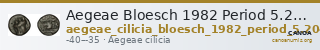 Aegeae Bloesch 1982 Period 5.204-8 — CANOA