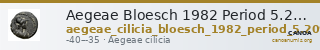 Aegeae Bloesch 1982 Period 5.209-10 — CANOA