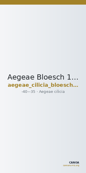 Aegeae Bloesch 1982 Period 5.211-12 — CANOA