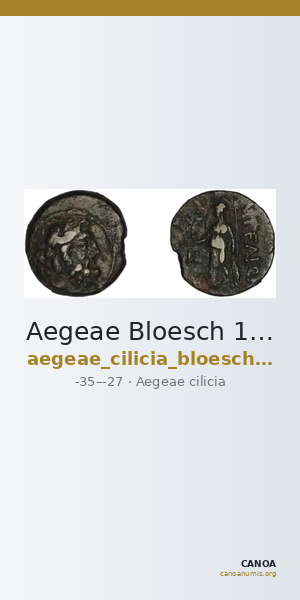 Aegeae Bloesch 1982 Period 6A.213-32 — CANOA