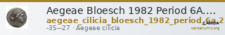 Aegeae Bloesch 1982 Period 6A.233-50 — CANOA