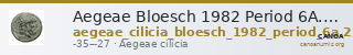Aegeae Bloesch 1982 Period 6A.251-9 — CANOA