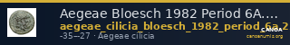 Aegeae Bloesch 1982 Period 6A.251-9 — CANOA
