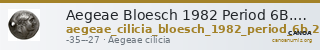 Aegeae Bloesch 1982 Period 6B.260-3 — CANOA