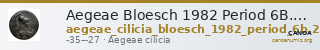 Aegeae Bloesch 1982 Period 6B.275-80 — CANOA
