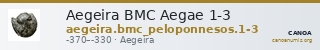 Aegeira BMC Aegae 1-3 — CANOA
