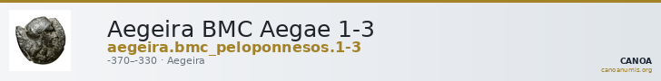 Aegeira BMC Aegae 1-3 — CANOA