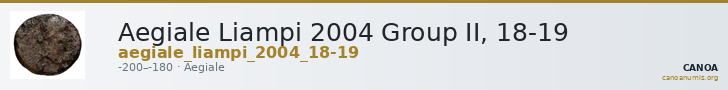 Aegiale Liampi 2004 Group II, 18-19 — CANOA