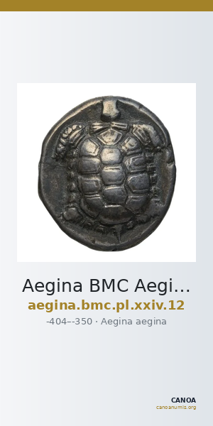 Aegina BMC Aegina pl. XXIV, 12 — CANOA