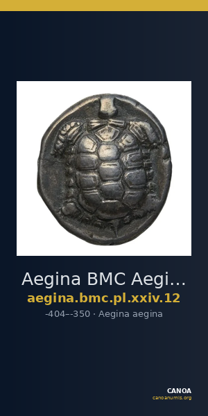 Aegina BMC Aegina pl. XXIV, 12 — CANOA