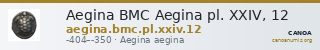 Aegina BMC Aegina pl. XXIV, 12 — CANOA
