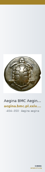 Aegina BMC Aegina pl. XXIV, 13-4 — CANOA
