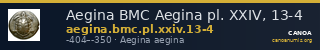 Aegina BMC Aegina pl. XXIV, 13-4 — CANOA