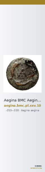 Aegina BMC Aegina pl. XXV, 10 — CANOA