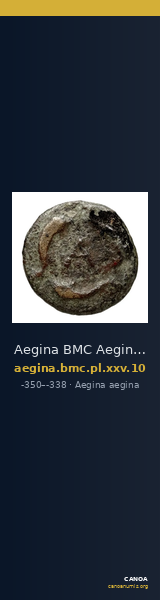 Aegina BMC Aegina pl. XXV, 10 — CANOA