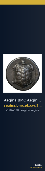 Aegina BMC Aegina pl. XXV, 3-7 — CANOA