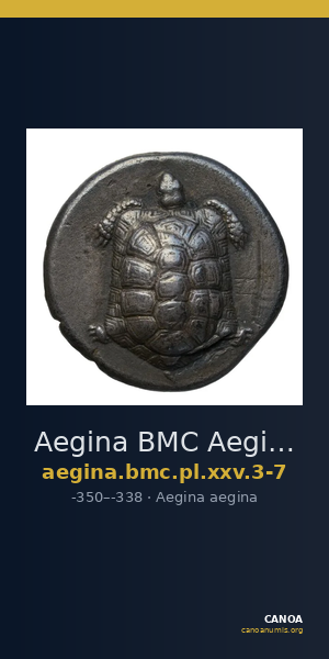 Aegina BMC Aegina pl. XXV, 3-7 — CANOA