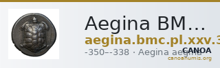 Aegina BMC Aegina pl. XXV, 3-7 — CANOA