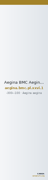 Aegina BMC Aegina pl. XXVI, 1 — CANOA