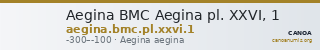 Aegina BMC Aegina pl. XXVI, 1 — CANOA