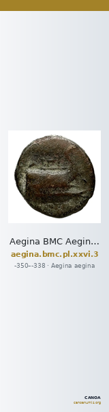 Aegina BMC Aegina pl. XXVI, 3 — CANOA