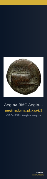 Aegina BMC Aegina pl. XXVI, 3 — CANOA