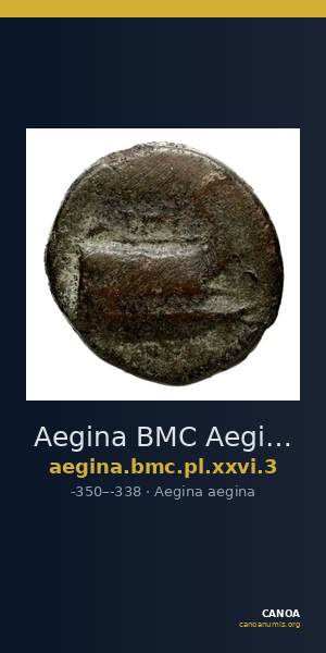 Aegina BMC Aegina pl. XXVI, 3 — CANOA