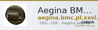 Aegina BMC Aegina pl. XXVI, 3 — CANOA