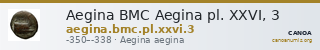 Aegina BMC Aegina pl. XXVI, 3 — CANOA
