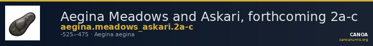Aegina Meadows and Askari, forthcoming 2a-c — CANOA
