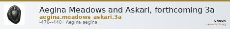 Aegina Meadows and Askari, forthcoming 3a — CANOA
