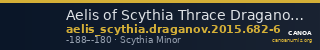 Aelis of Scythia Thrace Draganov 2015 682-6 — CANOA