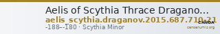 Aelis of Scythia Thrace Draganov 2015 687; 710-21 — CANOA