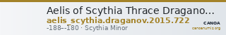 Aelis of Scythia Thrace Draganov 2015 722 — CANOA