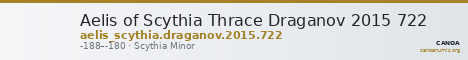 Aelis of Scythia Thrace Draganov 2015 722 — CANOA