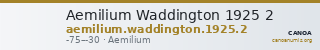 Aemilium Waddington 1925 2 — CANOA