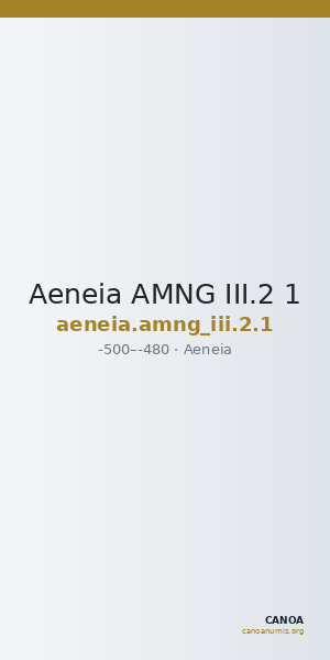 Aeneia AMNG III.2 1 — CANOA