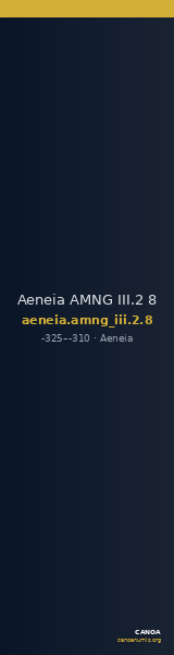 Aeneia AMNG III.2 8 — CANOA
